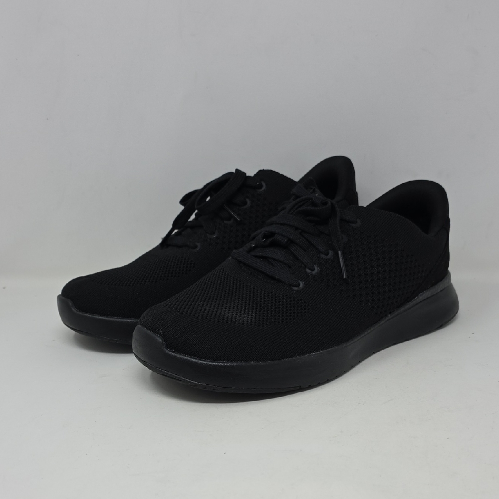 Kizik Black Mesh Unisex Sneakers Men 7.5 Extra Wide Women's 9 Extra Wide